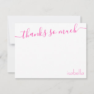 Anúncio Script Elegante Magenta Rosa Monograma