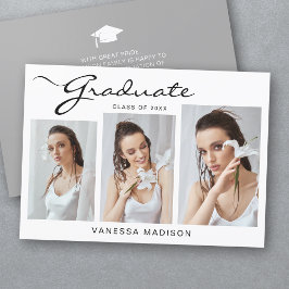 Anúncio Script Elegante Moderno Simples | 3 Graduação de F