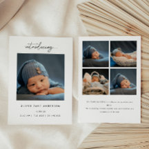 Script Minimalista Colagem de 5 Fotos Nascimento d