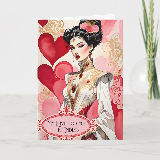 Anúncio Senhora namorados no palhaço branco e vermelho leg (Frente)