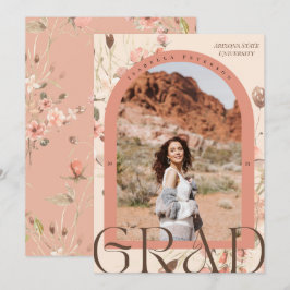 Anúncio Serenidade Floral: Foto de Graduação do Quadro do