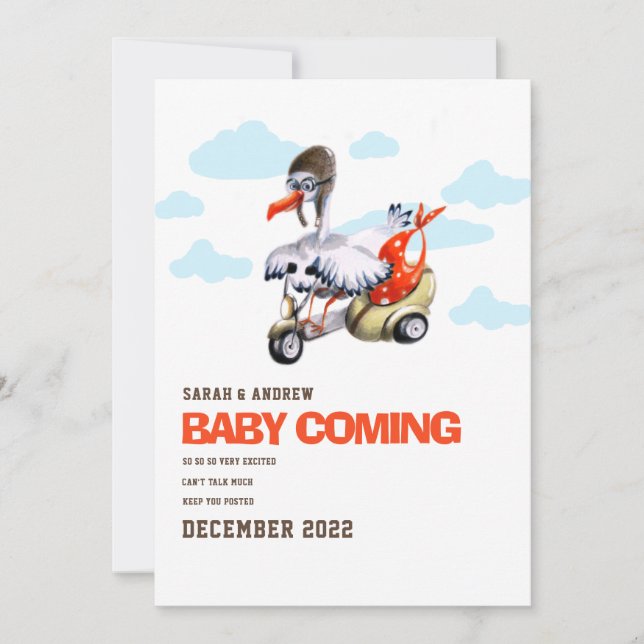 Anúncio Sexo Simples Humor Gravidez Laranja Neutra (Frente)