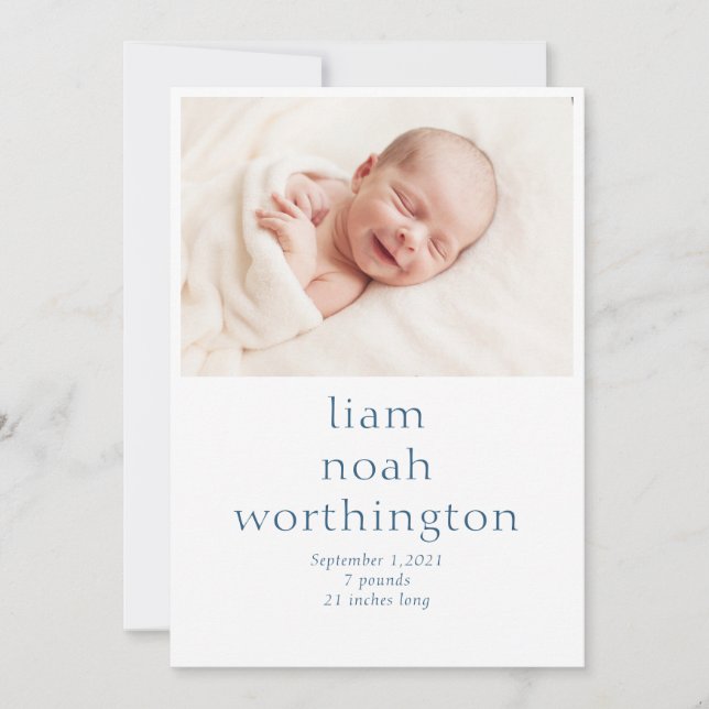 Anúncio Simples Bebê de Fotografia Moderna (Frente)