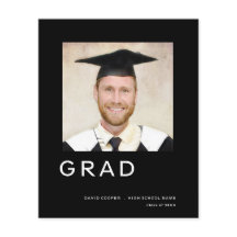 Anúncio Simples de Foto de Graduação de Formando O