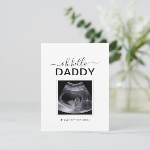 Anúncio simples de gravidez Foto ultrassônica