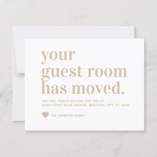 Anúncio Simples moderno, movemos a sala de convidados move