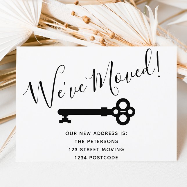 Anúncio simples preto branco mínimo sobre moviment (Criador carregado)