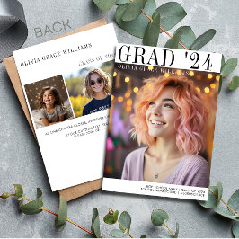 Anúncio Sobreposição de Formando Mínimo Moderno 2024