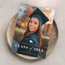 Sobreposição de Foto de Tipo Mínimo para Formatura