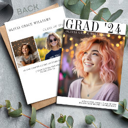 Anúncio Sobreposição de Graduação Minimalista Moderna 2024