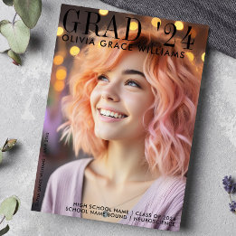 Anúncio Sobreposição de Revista Moderna de Graduação