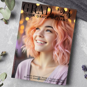 Anúncio Sobreposição de Revista Moderna de Graduação