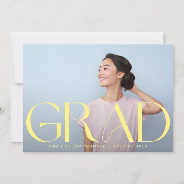 Anúncio Sobreposição Escura MBA Amarela | Foto Moderna Uni (Frente)