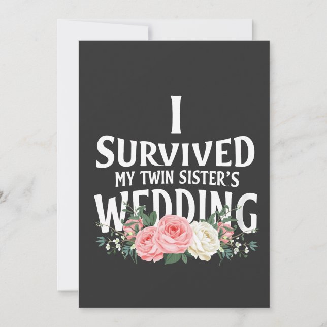 Anúncio Sobrevivi ao Casamento da Minha Irmã Gêmea Casais  (Frente)