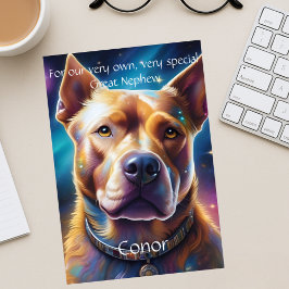 Anúncio Sobrinho de Excelente Personalizado com Poema de A