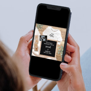 Anúncio Sonograma Secreto Ultrassom Foto Gravidez