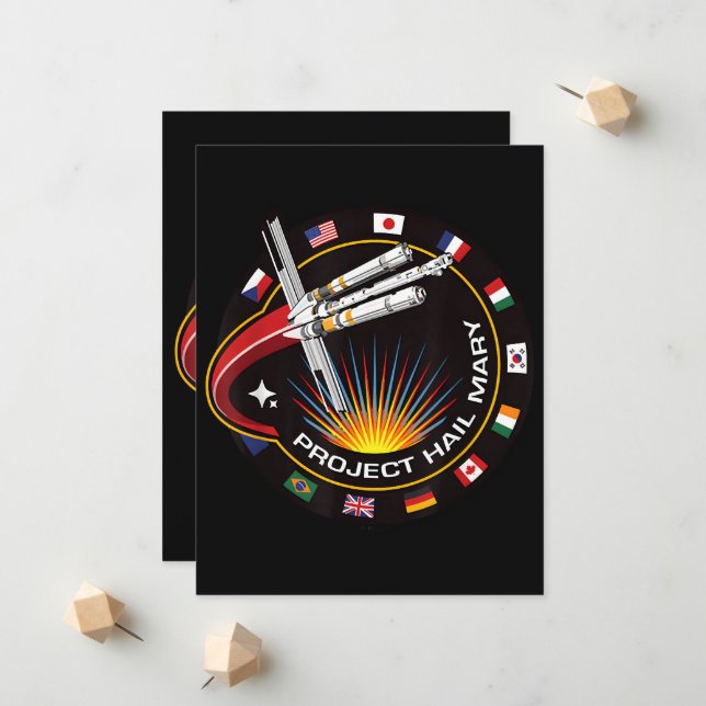 Anúncio Space Mission Patch (Frente/Verso In Situ)