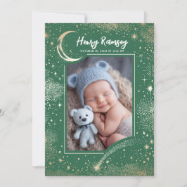 Anúncio Stars Celestial Green Newborn Verde