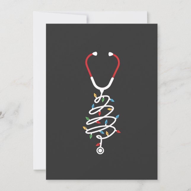 Anúncio Stethoscope Medicamento Abastecimento Médico Luzes (Frente)