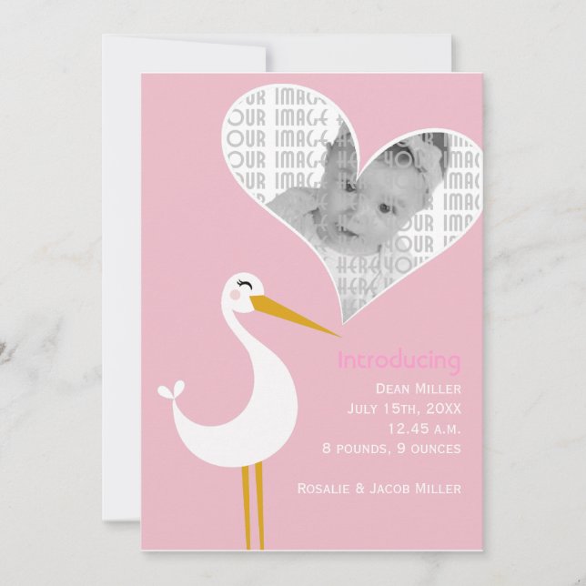 Anúncio Stork Birth (Frente)