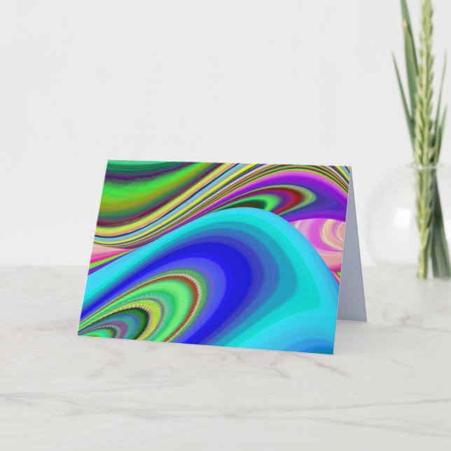 Anúncio Summersense, Abstrato 3D Rainbowart (Frente)