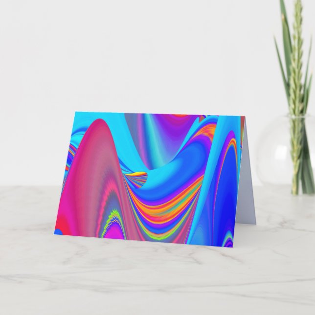 Anúncio Summersense, Abstrato 3D Rainbowart (Frente)
