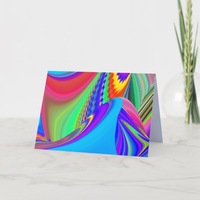 Anúncio Summersense, Abstrato 3D Rainbowart (Frente)