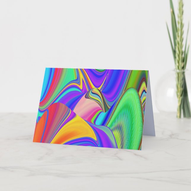 Anúncio Summersense, Abstrato 3D Rainbowart (Frente)