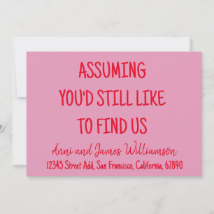 Anúncio Supondo que você ainda gostaria de nos achar engra