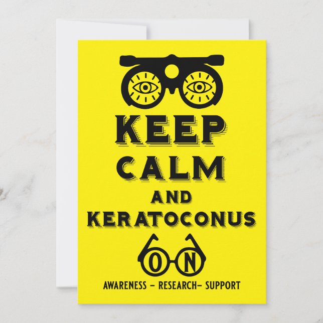 Anúncio Suporte E Consciência De Keratoconus (Frente)
