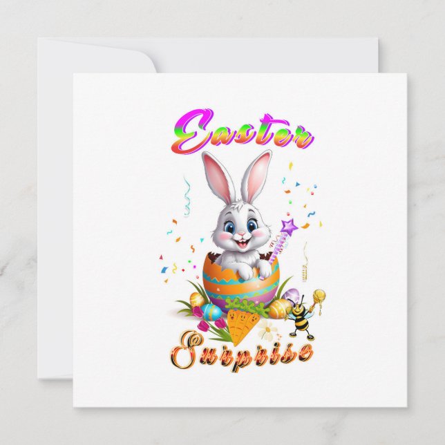 Anúncio Surpresa de Páscoa (Frente)