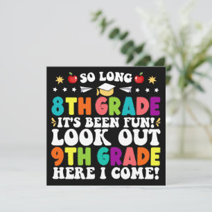 Anúncio Tão Longo 8.º Graduação do 9.º ano