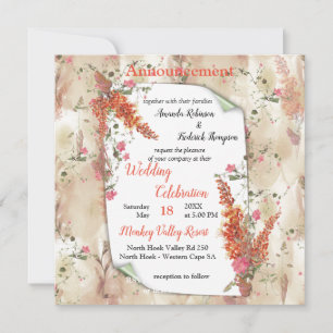 Anúncio Tema Botânico Elegante de Tonalidade Neutra do out