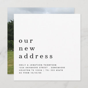 Anúncio Texto Contemporâneo Foto Movendo Novos Detalhes do