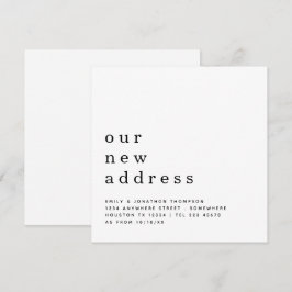 Anúncio Texto Contemporâneo Movendo Novos Detalhes do Ende