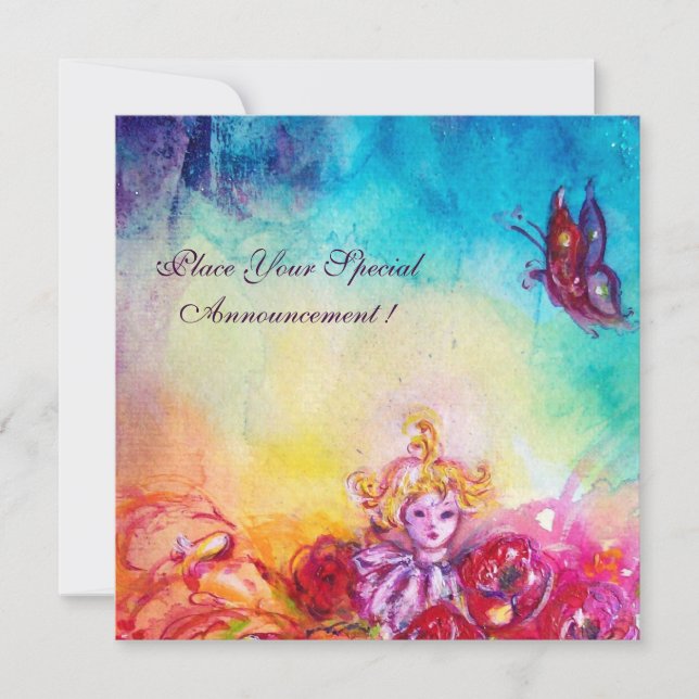 ANÚNCIO THUMBELINA, FLOWER BASKET E BUTTERFLY (Frente)