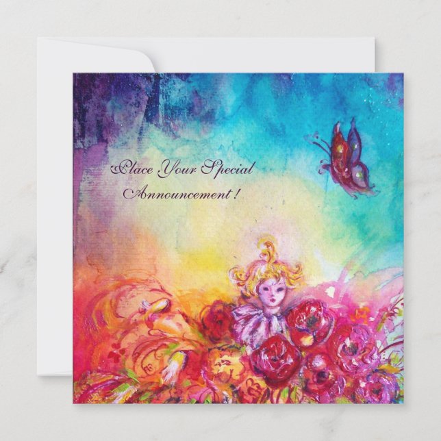 ANÚNCIO THUMBELINA, FLOWER BASKET E BUTTERFLY (Frente)