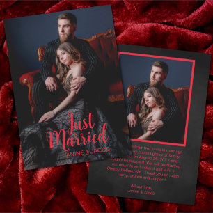 Anúncio Til Death Nos Parte De Casamento De Gótico Escuro