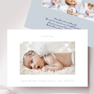 Anúncio tinta azul-azul escrita introduzindo o fotodboy