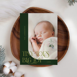 Anúncio Tiny Toes Big Joy Green Foto Birt