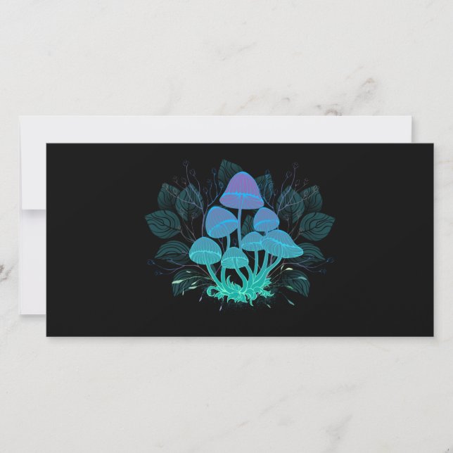 Anúncio Toadstools em arbustos (Frente)