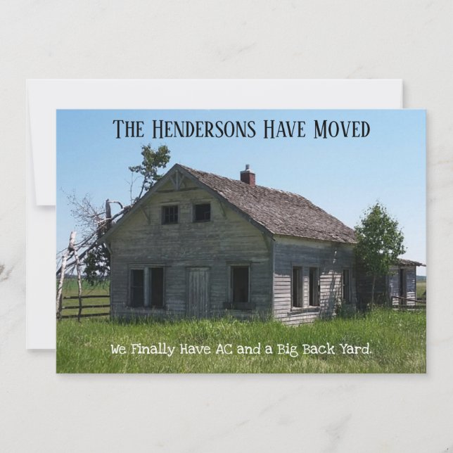 Anúncio Transferência de Endereço para a Família Engraçada (Frente)