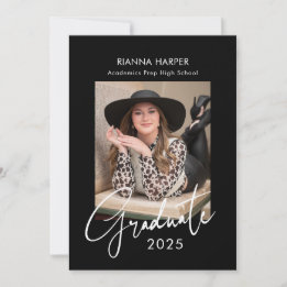 Anúncio Trendy Chic 2 Photos Graduation Open House