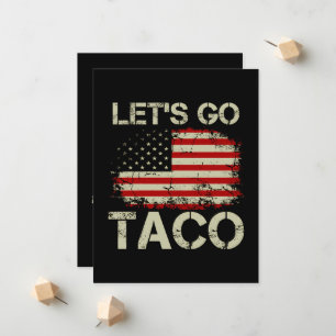 Anúncio Trump Sempre Desiste Vamos Lá Taco