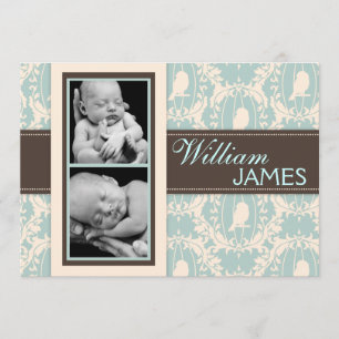 Anúncio Tweet Tweet Boy Announing Card