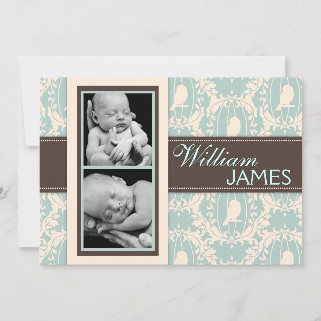 Anúncio Tweet Tweet Boy Announing Card (Frente)