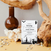 Um bebê está criando Chá de fraldas preto no Hallo