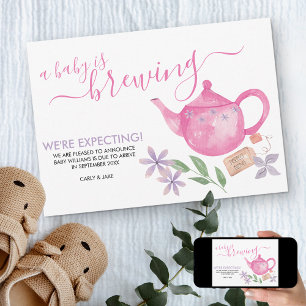 Anúncio Um Bebê está se preparando   Engravidação de bule 