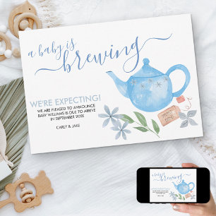 Anúncio Um Bebê está se preparando   Engravidação de chale