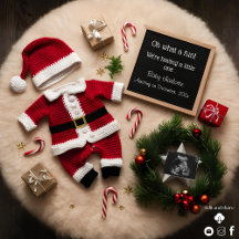 Anúncio único de gravidez no Natal